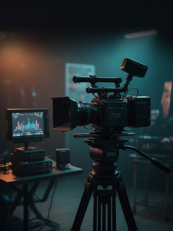 Production environment visual for film and operations work.